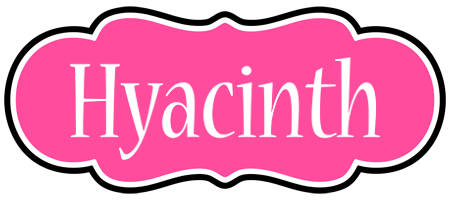 Hyacinth invitation logo