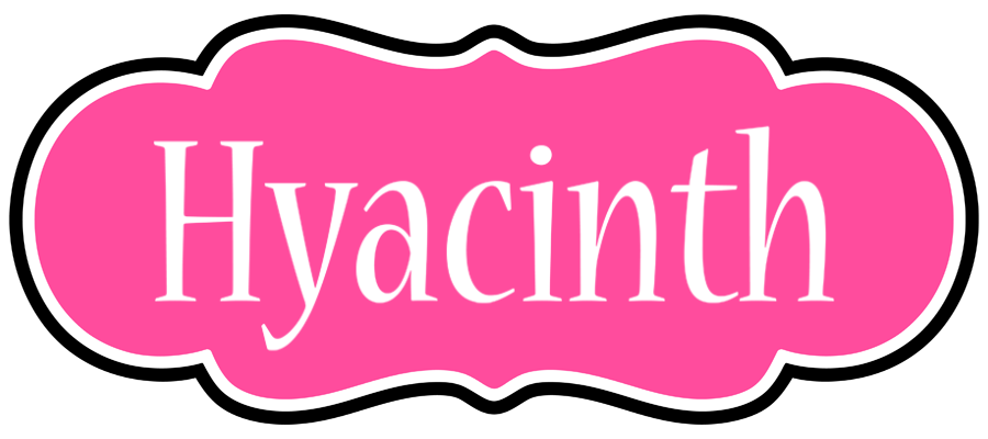 Hyacinth invitation logo