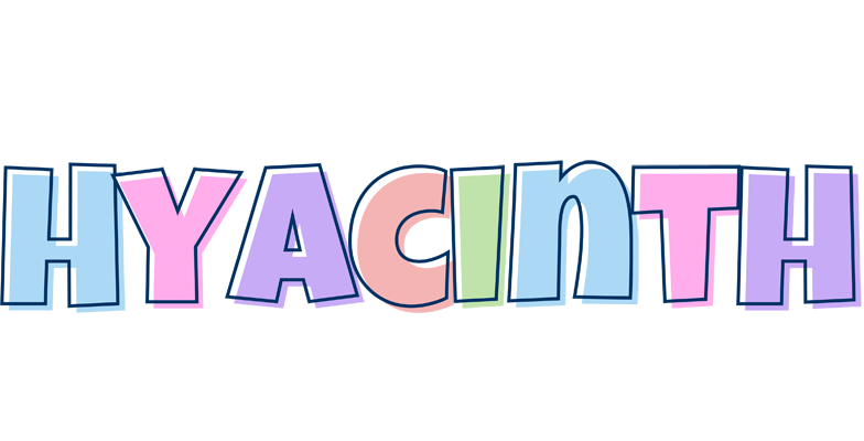 Hyacinth pastel logo