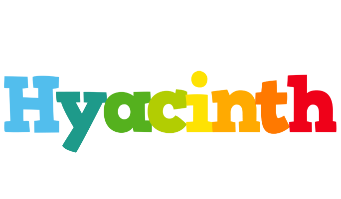 Hyacinth rainbows logo