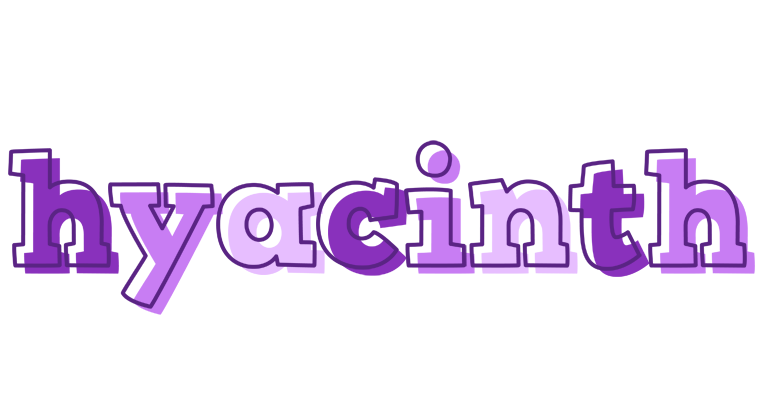 Hyacinth sensual logo