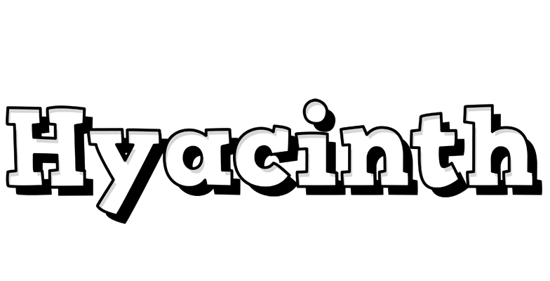 Hyacinth snowing logo