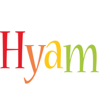 Hyam birthday logo