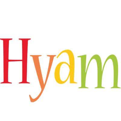 Hyam birthday logo