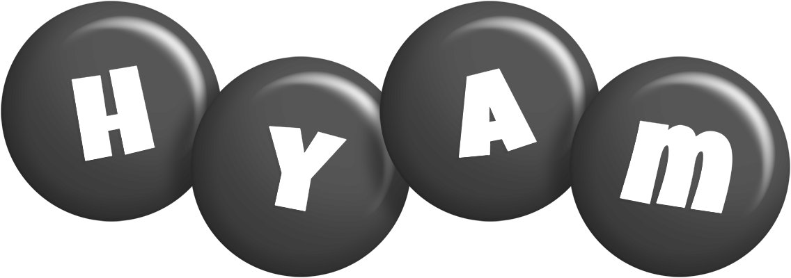 Hyam candy-black logo