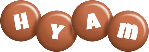 Hyam candy-brown logo