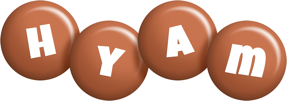 Hyam candy-brown logo