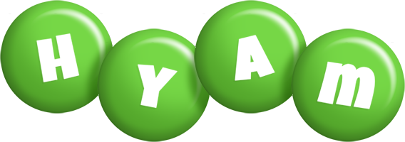 Hyam candy-green logo