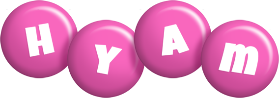 Hyam candy-pink logo