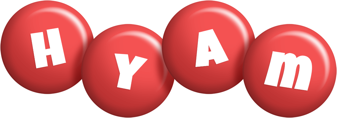 Hyam candy-red logo