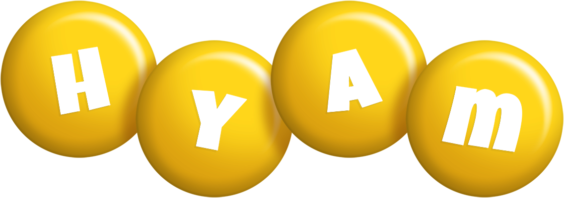 Hyam candy-yellow logo