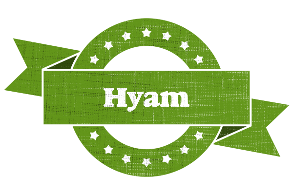 Hyam natural logo