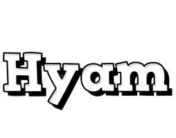 Hyam snowing logo