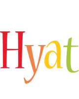 Hyat birthday logo