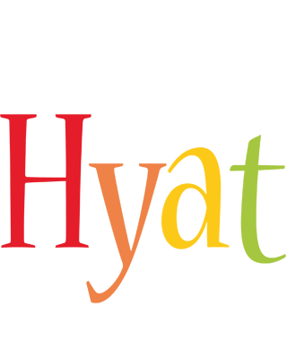 Hyat birthday logo
