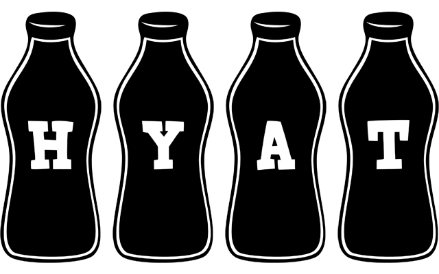 Hyat bottle logo