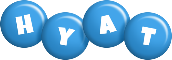 Hyat candy-blue logo