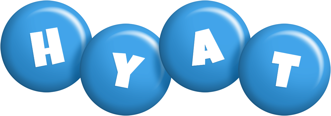 Hyat candy-blue logo