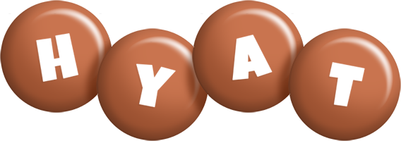 Hyat candy-brown logo