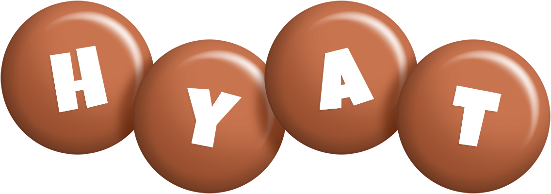 Hyat candy-brown logo