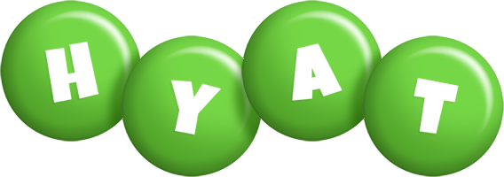 Hyat candy-green logo