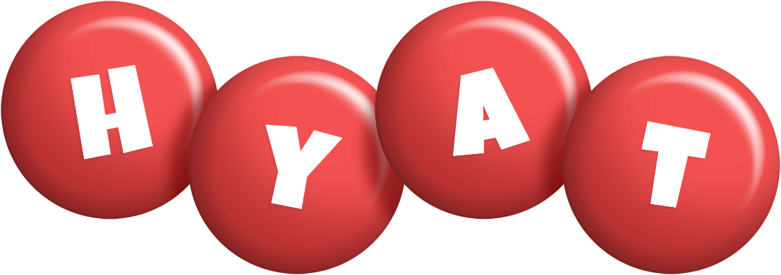 Hyat candy-red logo