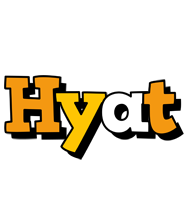 Hyat cartoon logo