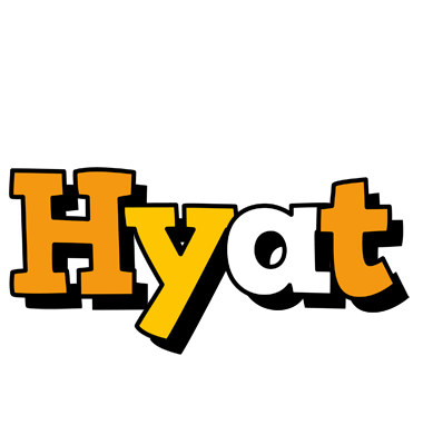 Hyat cartoon logo