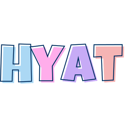 Hyat pastel logo