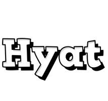 Hyat snowing logo