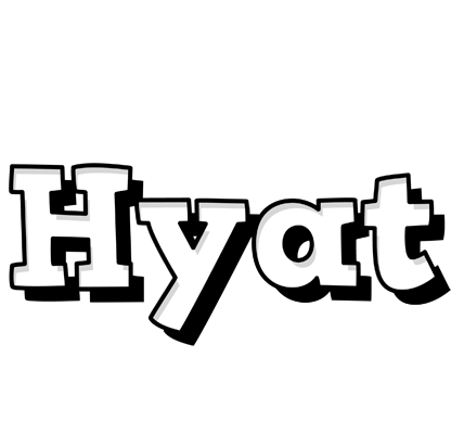 Hyat snowing logo