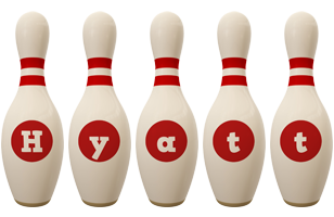 Hyatt bowling-pin logo