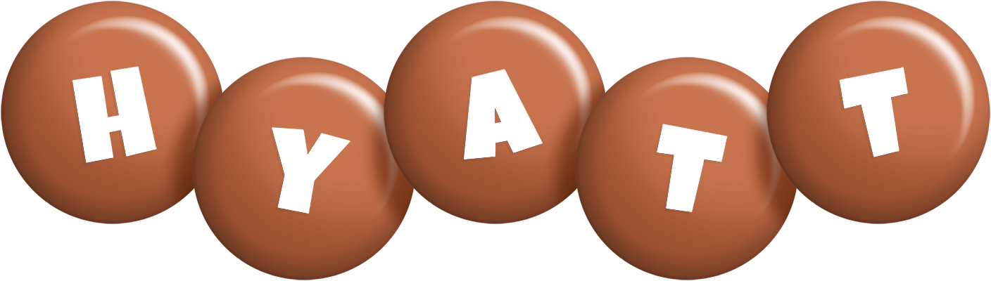 Hyatt candy-brown logo
