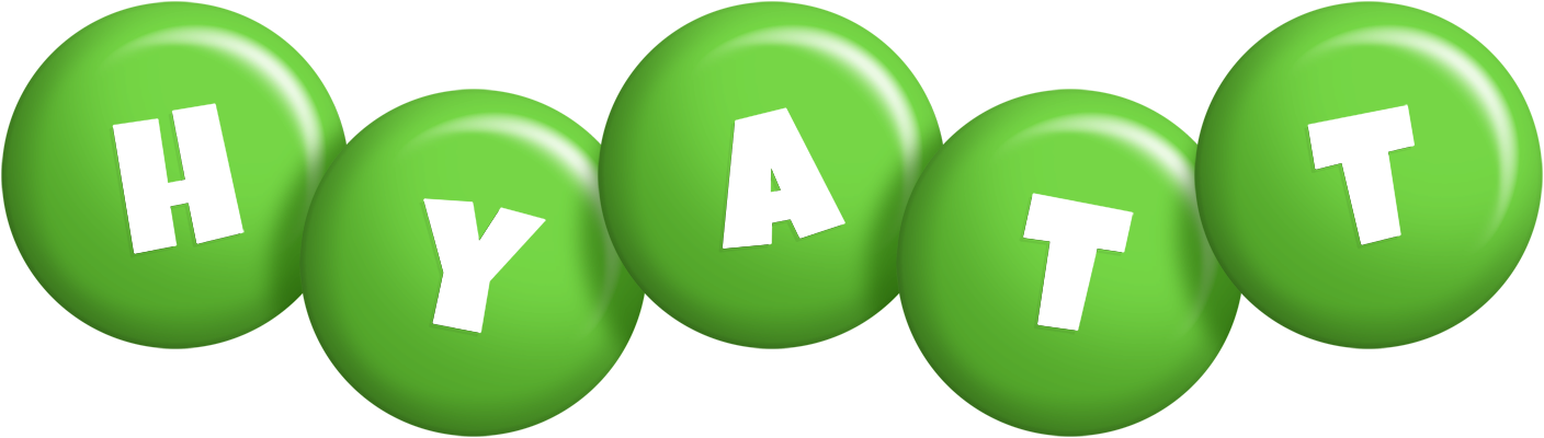 Hyatt candy-green logo
