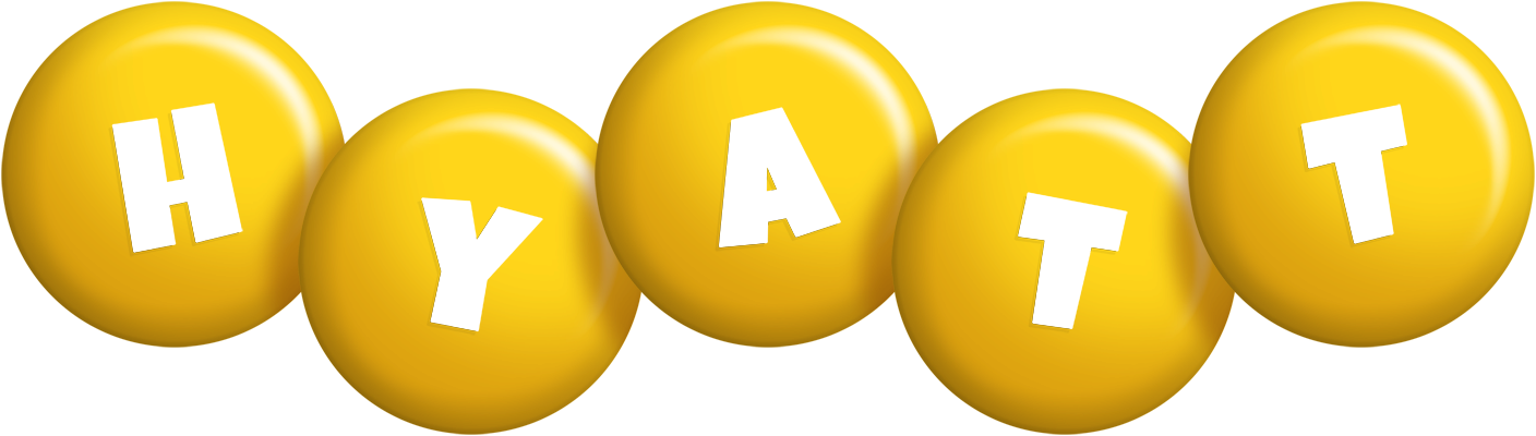 Hyatt candy-yellow logo