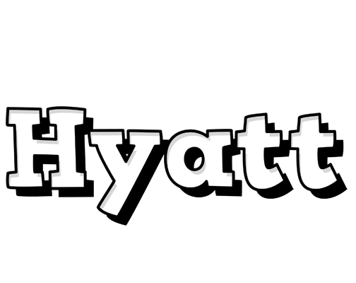Hyatt snowing logo