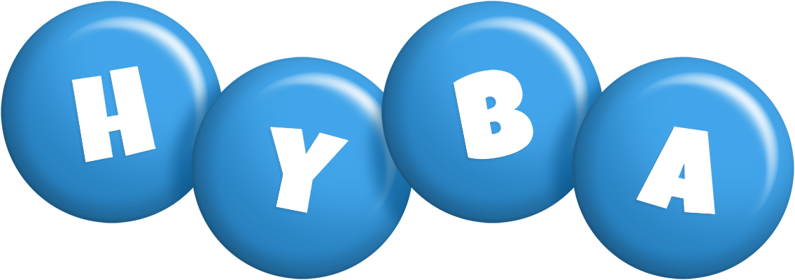 Hyba candy-blue logo