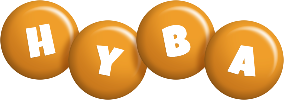 Hyba candy-orange logo