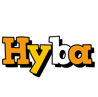 Hyba cartoon logo