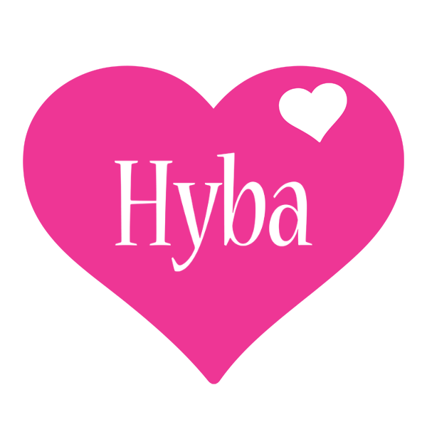 Hyba love-heart logo