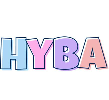 Hyba pastel logo