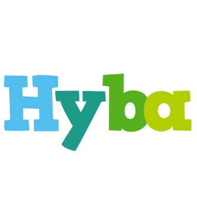 Hyba rainbows logo