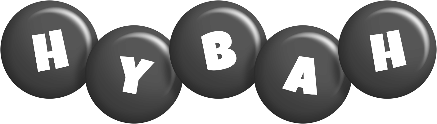 Hybah candy-black logo
