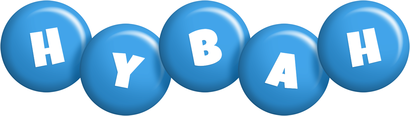 Hybah candy-blue logo