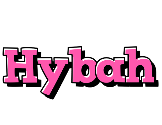Hybah girlish logo