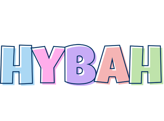 Hybah pastel logo