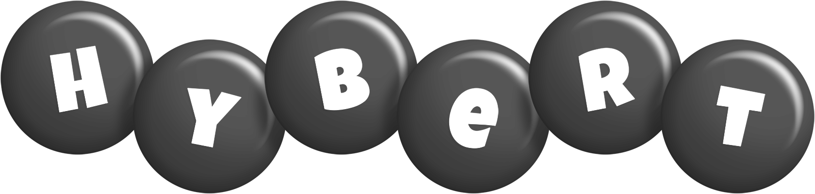 Hybert candy-black logo