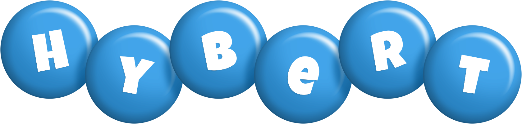 Hybert candy-blue logo