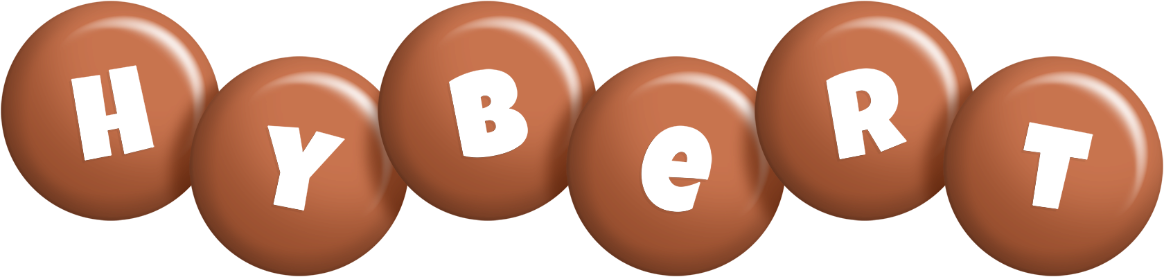 Hybert candy-brown logo