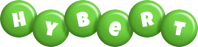 Hybert candy-green logo